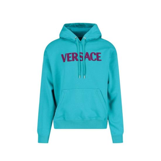  베르사체 후드 티셔츠 VE 9019466645716 TURQUOISE