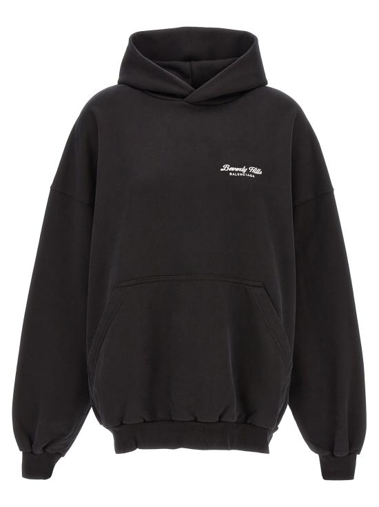  발렌시아가 후드 티셔츠 BA291752BM BLACK