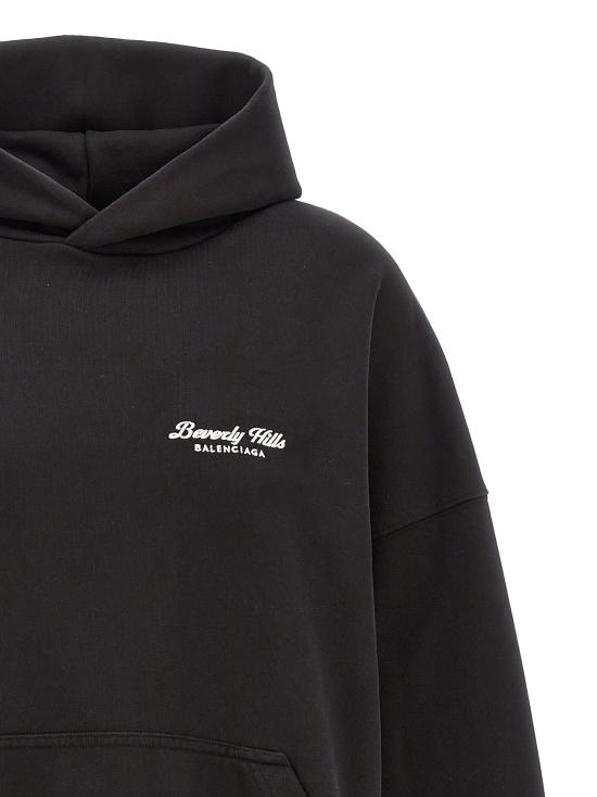  발렌시아가 후드 티셔츠 BA291752BM BLACK - BALENCIAGA