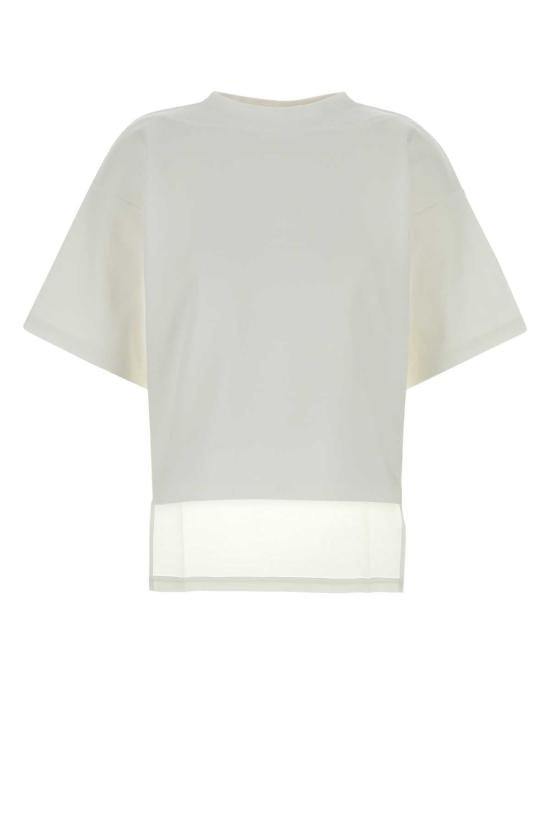 26SS 알라이아 폴로 티셔츠 AA9I0019J095C 000 WHITE
