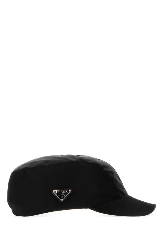 26FW 프라다 리나일론 베이스볼 캡 2HC4742DMI F0002 BLACK - PRADA