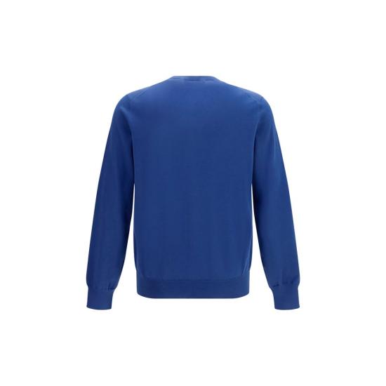  브루넬로 쿠치넬리 긴팔 티셔츠 BRM2900100COZ76BB BLUE - BRUNELLO CUCINELLI