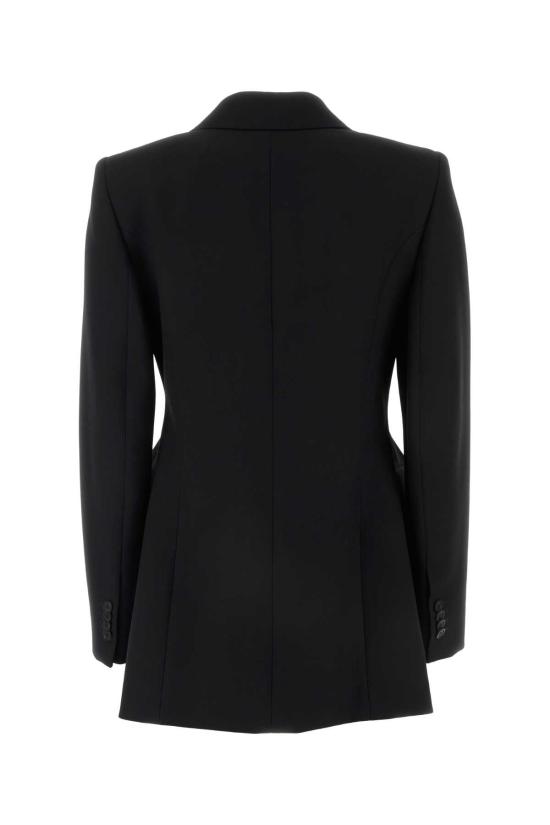 26SS 발렌시아가 아워글래스 자켓 571278TYI20 1000 BLACK - BALENCIAGA