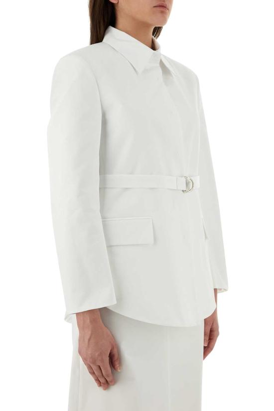  발렌티노 가라바니 트렌치 코트 4B0CJ3E55DN 001 WHITE - VALENTINO GARAVANI