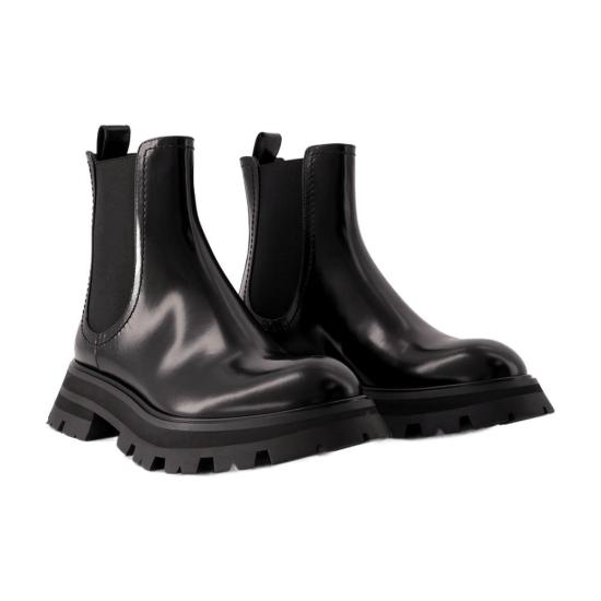  알렉산더 맥퀸 부츠 CONFIG AMQS20006370 BLACK - ALEXANDER MCQUEEN