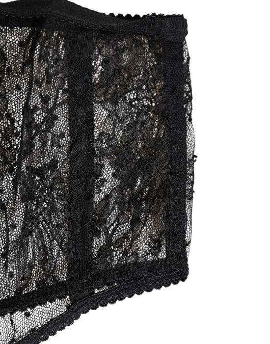  돌체앤가바나 바디수트 티셔츠 BIK1544 BLACK - DOLCE & GABBANA