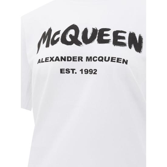  알렉산더 맥퀸 폴로 티셔츠 AL 3852666 WHITE - ALEXANDER MCQUEEN