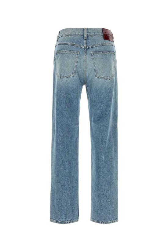 26SS 구찌 슬림 핏 코튼 데님 팬츠 844629XDDD2 4009 BLUE - GUCCI