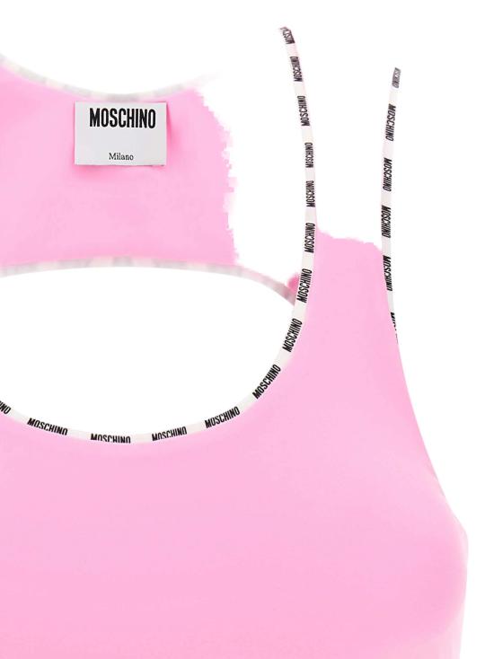 26FW 모스키노 민소매 티셔츠 MO337569BM PINK - MOSCHINO