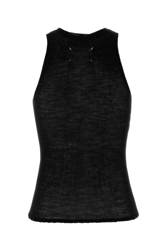 26FW 마르지엘라 니트웨어 S51NL0061M13308 900 BLACK - MAISON MARGIELA