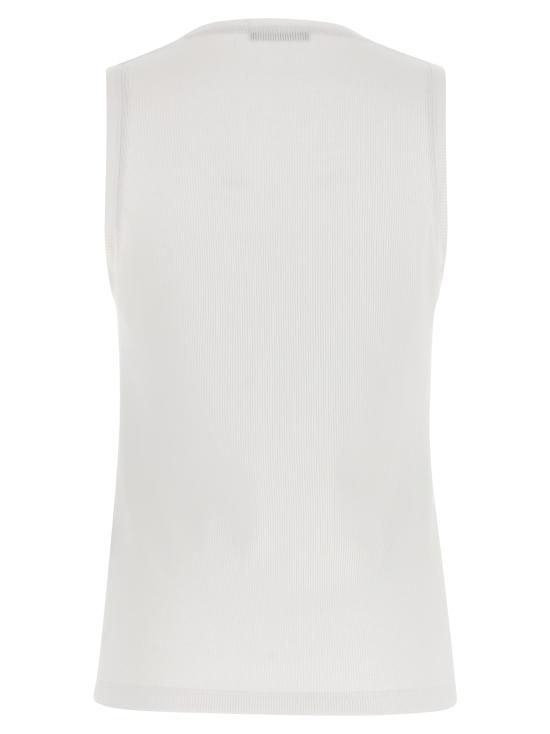 26SS 발망 민소매 티셔츠 BA333099BM WHITE - BALMAIN