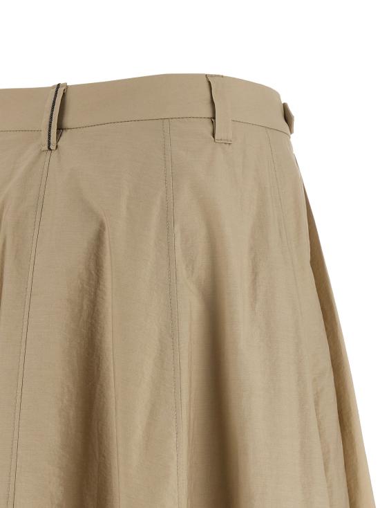 26SS 브루넬로 쿠치넬리 스커트 BR330327BM BEIGE - BRUNELLO CUCINELLI