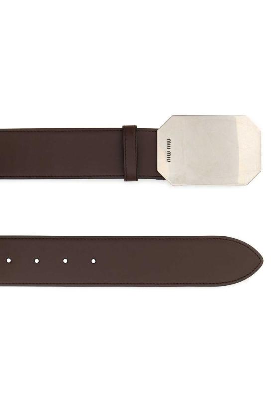  미우미우 벨트 5CC6122C9Q F0NBL BROWN - MIU MIU