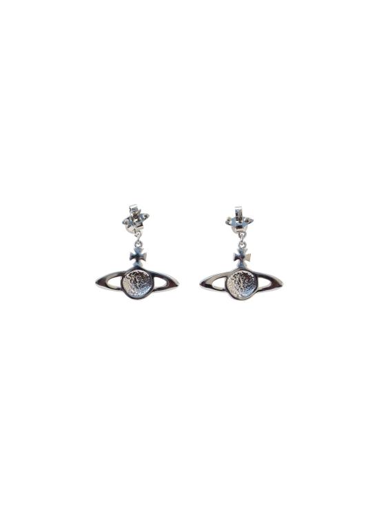  비비안웨스트우드 미니 바스 릴리프 드롭 귀걸이 6202002502P116CN P116 SILVER - VIVIENNE WESTWOOD