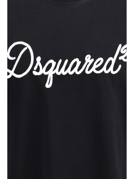 26FW 디스퀘어드2 탑 S74GD1524D20106 900 BLACK - DSQUARED2