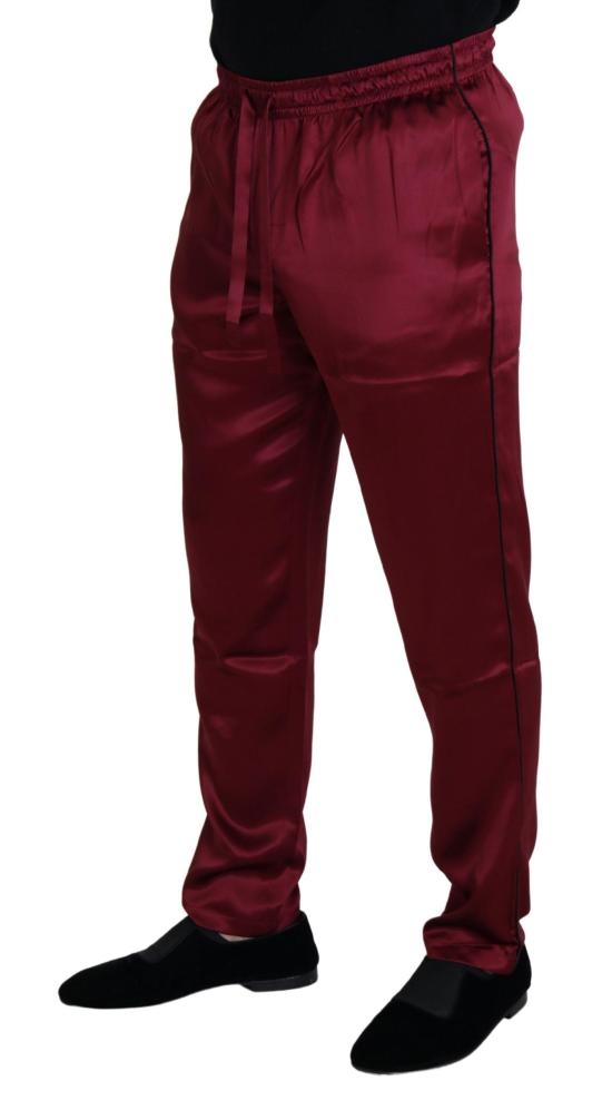  돌체앤가바나 트레이닝/조거 팬츠 PAN74044 BURGUNDY - DOLCE & GABBANA