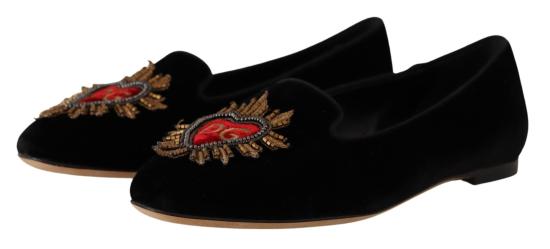  돌체앤가바나 플랫 슈즈 LA9901 BLACK - DOLCE & GABBANA