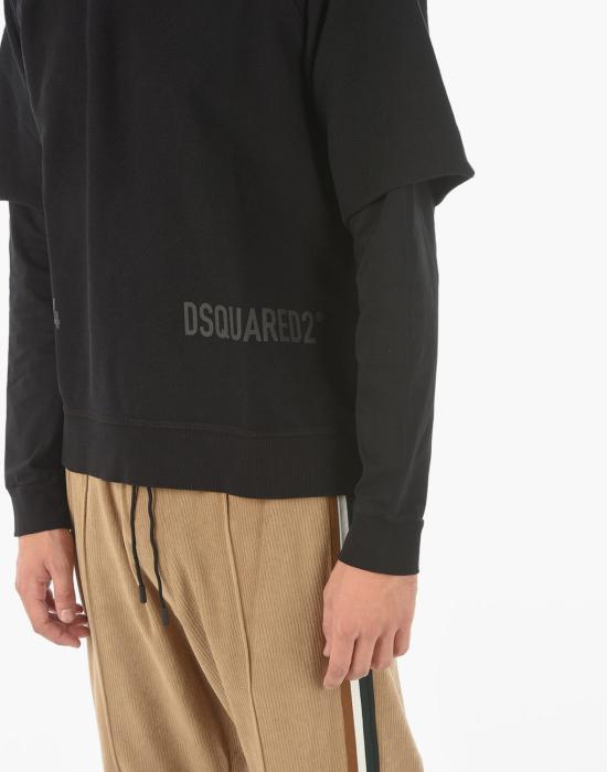  디스퀘어드2 긴팔 티셔츠 S74GU0534S25462900 BLACK - DSQUARED2