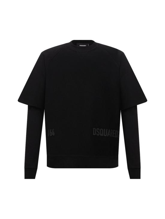  디스퀘어드2 긴팔 티셔츠 S74GU0534S25462900 BLACK - DSQUARED2
