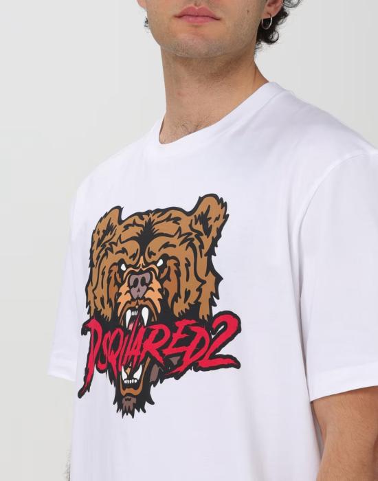 26SS 디스퀘어드2 탑 S74GD1316D20014100 WHITE - DSQUARED2