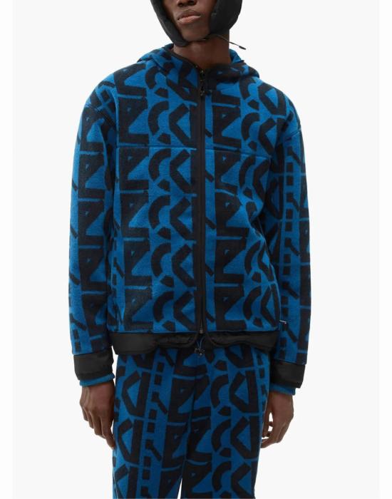  겐조 후드 티셔츠 FB65BL7634MR78 BLUE - KENZO