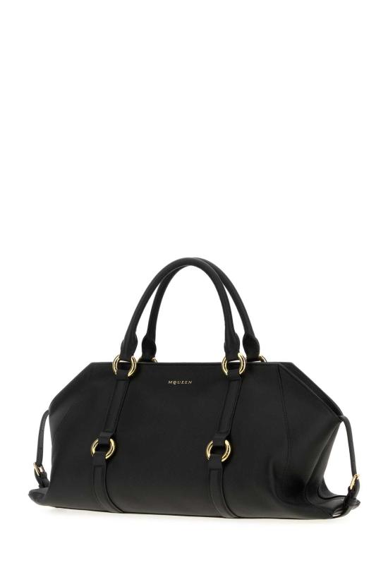26SS 알렉산더 맥퀸 토트백 8456441VDEB 1000 BLACK - ALEXANDER MCQUEEN