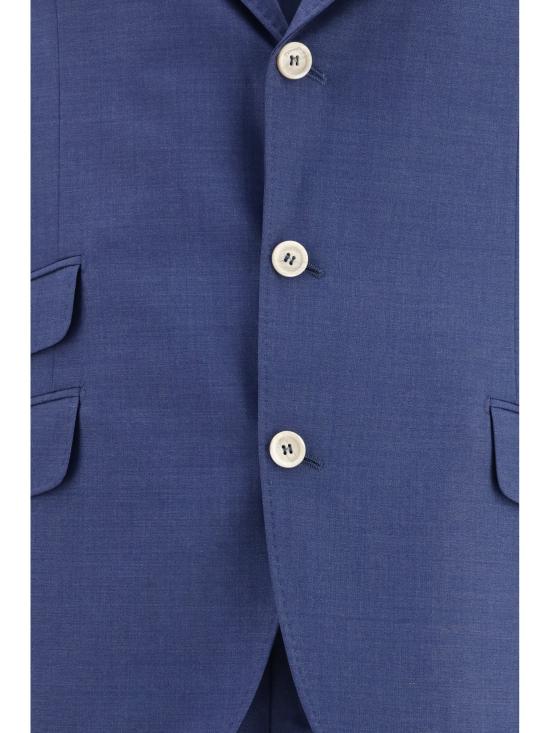 26SS 브루넬로 쿠치넬리 수트 팬츠 M032PLDWH C394 BLUE - BRUNELLO CUCINELLI