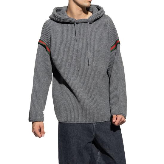  구찌 후드 티셔츠 GU 9137627922644 GRAY - GUCCI