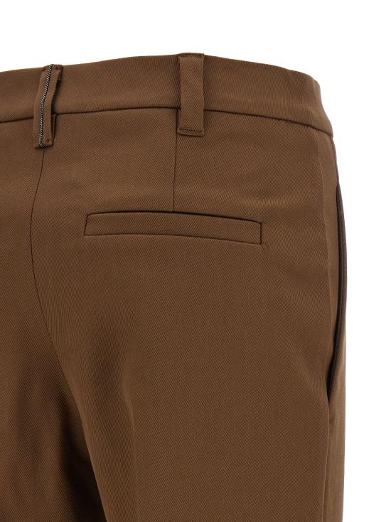 26FW 브루넬로 쿠치넬리 팬츠 BR335441BM BROWN - BRUNELLO CUCINELLI