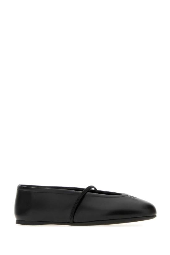 26FW 미우미우 나파 레더 발레리나 플랫 슈즈 5F334EF005070 F0002 BLACK - MIU MIU
