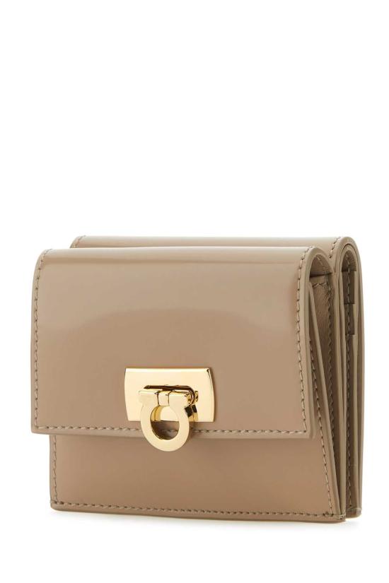  살바토레 페라가모 간치니 클리스프 반지갑 220434763020 BEIGE - SALVATORE FERRAGAMO