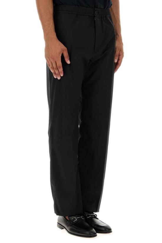 25FW 살바토레 페라가모 팬츠 144835784862 NERBIANAT BLACK - SALVATORE FERRAGAMO