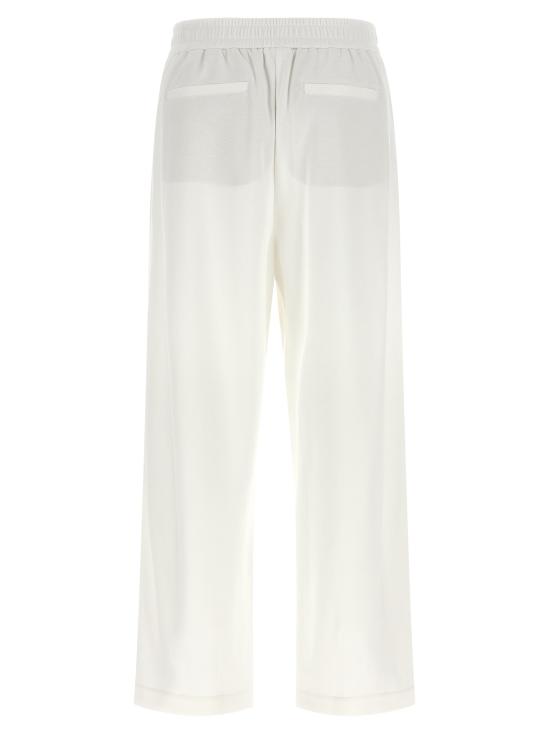 26SS 브루넬로 쿠치넬리 트레이닝/조거 팬츠 BR338079BM WHITE - BRUNELLO CUCINELLI