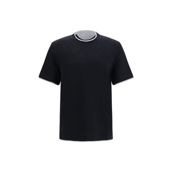 26FW 브루넬로 쿠치넬리 탑 BRM0B137427CGB88BB BLACK