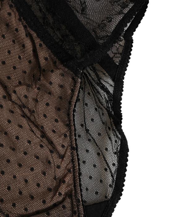  돌체앤가바나 바디수트 티셔츠 BIK1392 BLACK - DOLCE & GABBANA