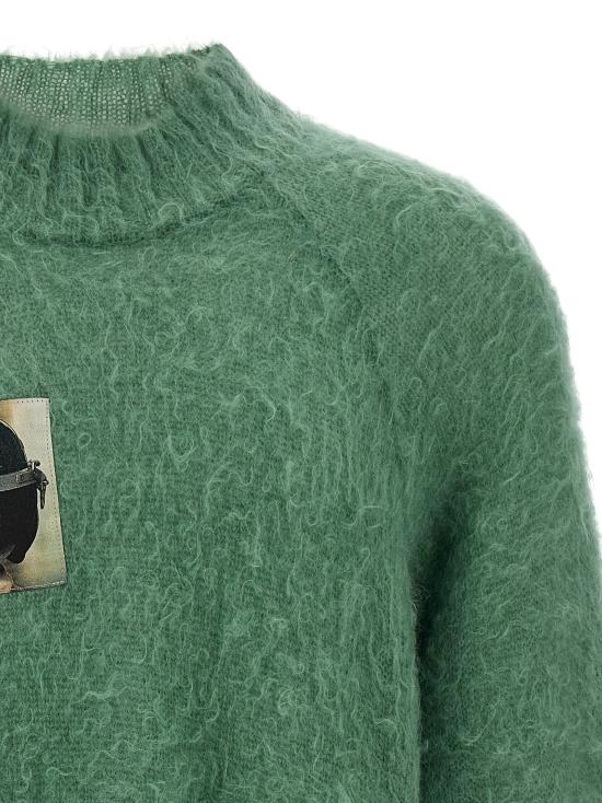 25FW 언더커버 스웨터 UN322668BM GREEN - UNDERCOVER