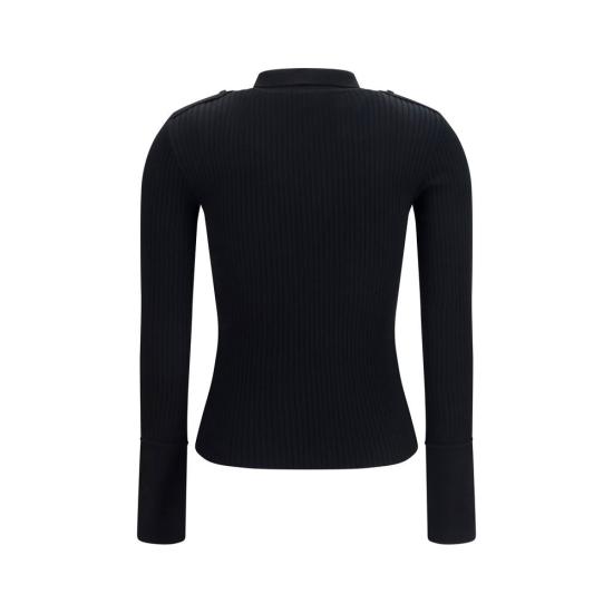 26FW 쿠레쥬 폴로 티셔츠 CO326MPO072FI00019999BB BLACK - COURREGES