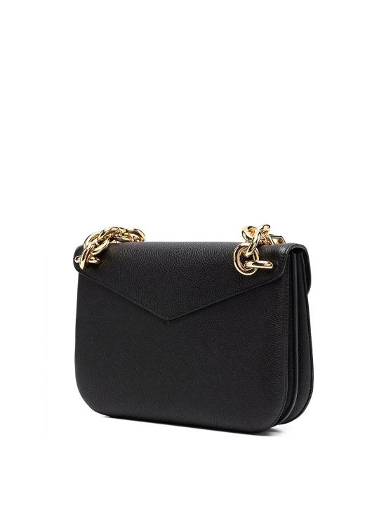 26SS 보테가베네타 해머드 레더 크로스바디백 667398V12M08425 BLACK - BOTTEGA VENETA