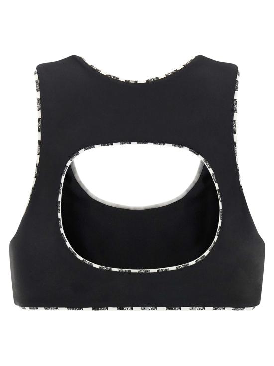 26FW 모스키노 민소매 티셔츠 MO337570BM BLACK - MOSCHINO