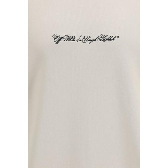 오프화이트 긴팔 티셔츠 OF44MBA054S26F0012702070BB BEIGE - OFF WHITE