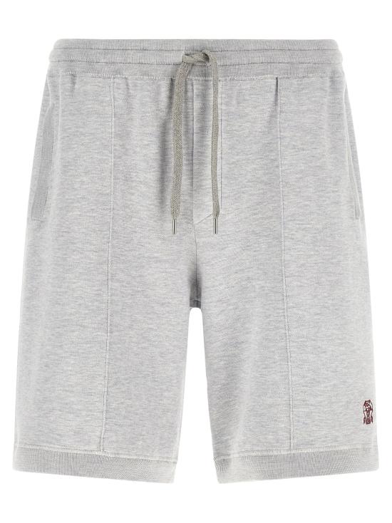 26SS 브루넬로 쿠치넬리 숏팬츠 BR338074BM GRAY