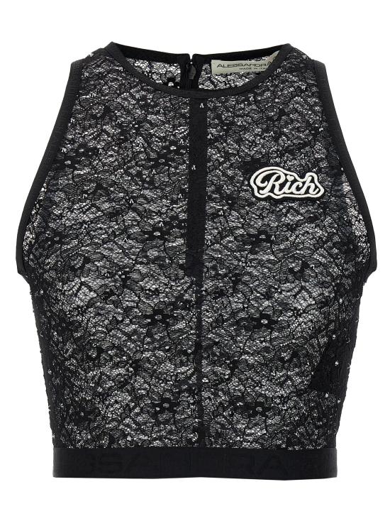  알레산드라리치 민소매 티셔츠 AL281568BM BLACK