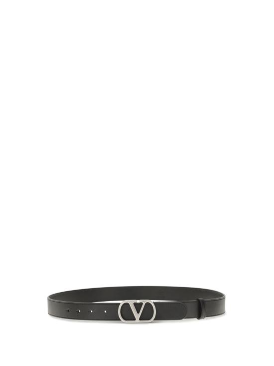 26FW 발렌티노 가라바니 가라바니 시그니처 레더 벨트 9Y2T0SM3UPC 0NO BLACK - VALENTINO GARAVANI