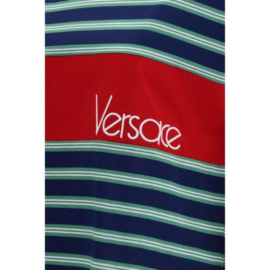 26FW 베르사체 폴로 티셔츠 VE10259081A184396UF90BB MULTICOLOR - VERSACE