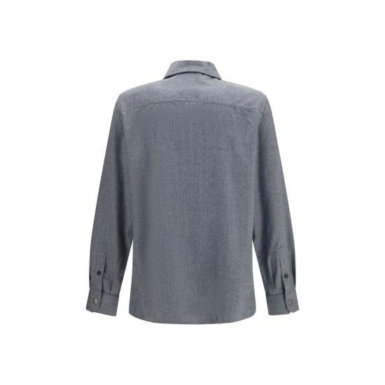 26FW 브루넬로 쿠치넬리 셔츠 BRMY6660721C002BB GRAY - BRUNELLO CUCINELLI
