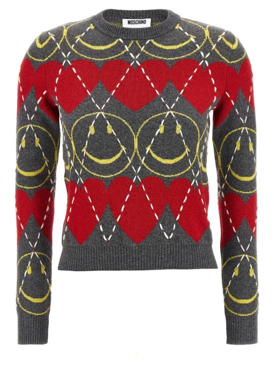 25FW 모스키노 스웨터 MO313303BM MULTICOLOR