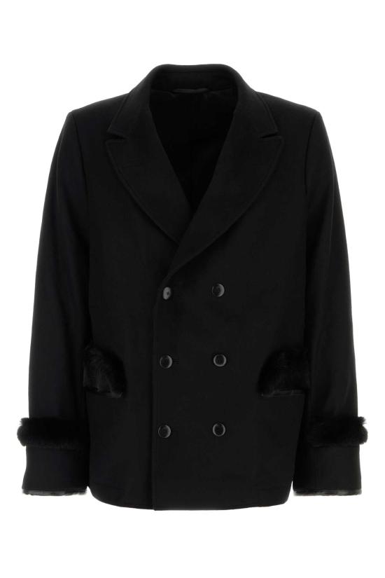  랜덤 아이덴티티 코트 RAN04C004 BLACK