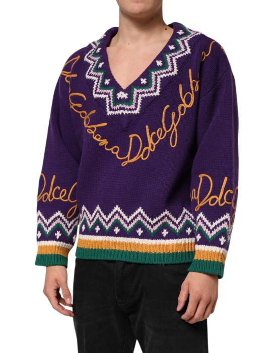  돌체앤가바나 스웨터 TSH90257 PURPLE - DOLCE & GABBANA