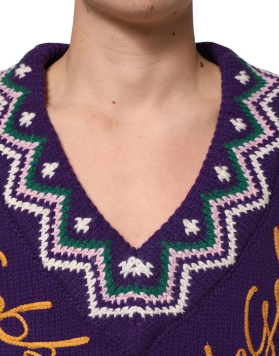  돌체앤가바나 스웨터 TSH90257 PURPLE - DOLCE & GABBANA