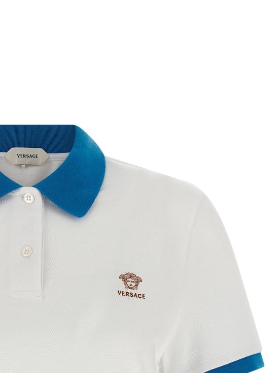 26SS 베르사체 폴로 티셔츠 VE335051BM WHITE - VERSACE